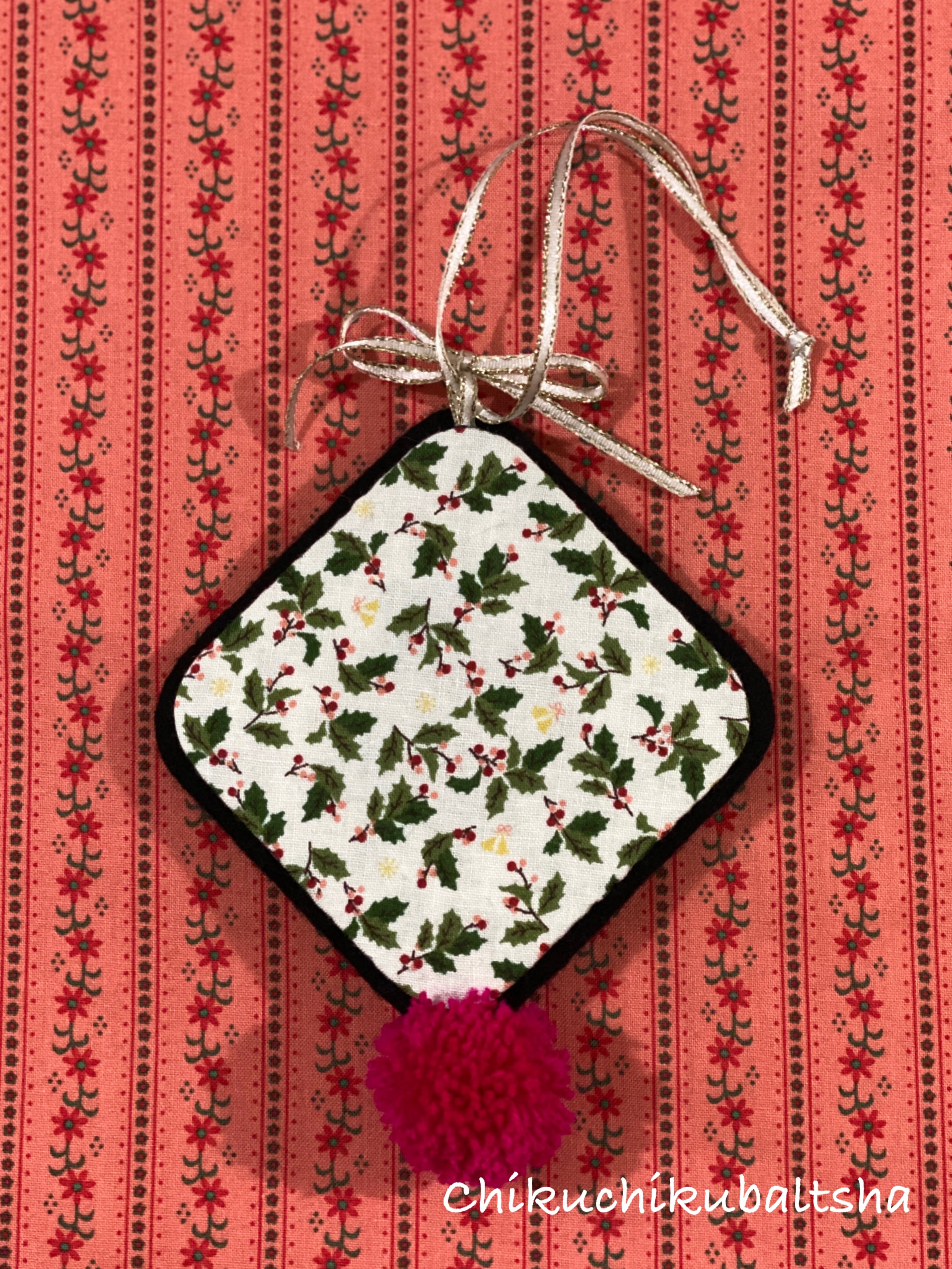 リアルworkshop】エストニア・大人可愛いムフ刺繍X'masオーナメント